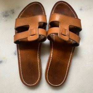 K.Jacques tan sandals